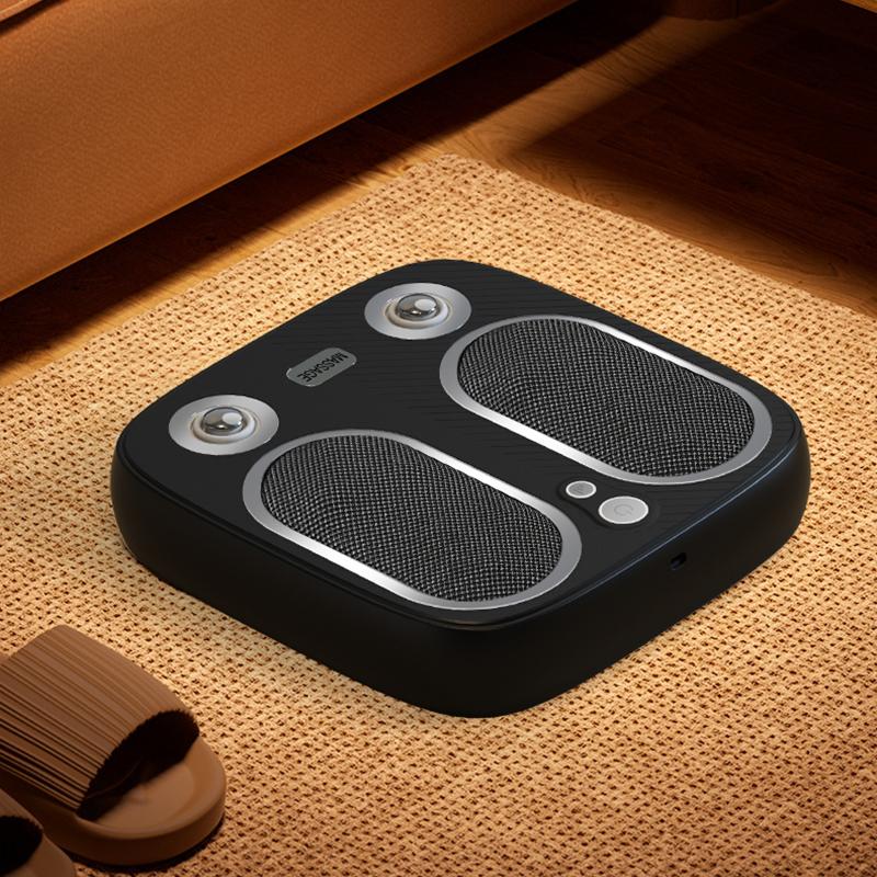 Jinkairui Foot Shaker Automatic Kneading Foot Massager Hot Compress Vibration Massager