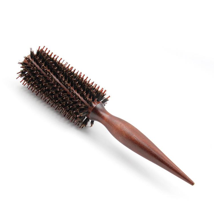Stylist Curling Comb: Anti-Static Wooden Fluffy Roller for Haircuts