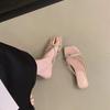 French toe cool slippers women's summer wear 2025 new fairy style with skirt sandals beautiful beach slippers