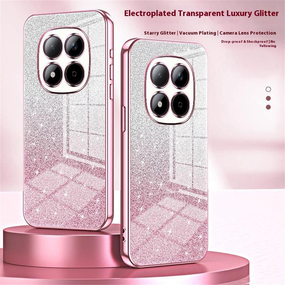 For Xiaomi Redmi Note 15 Pro 5G (Global) Case Electroplating Gradient Glitter TPU Phone Cover