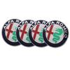 60mm/65mm Car Wheel Rim Tire Hubcap Sticker Decals for Alfa Romeo Giulia Giulietta 159 156 MITO Stelvio 147 Sportiva Accessories