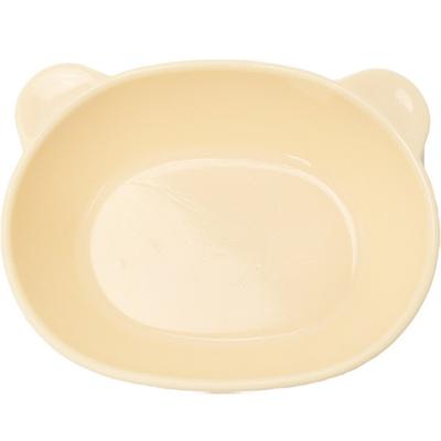 Organic Factory Silicone Bear Plate, Butter Cream, 1 Piece, Popular Korean Parenting Items