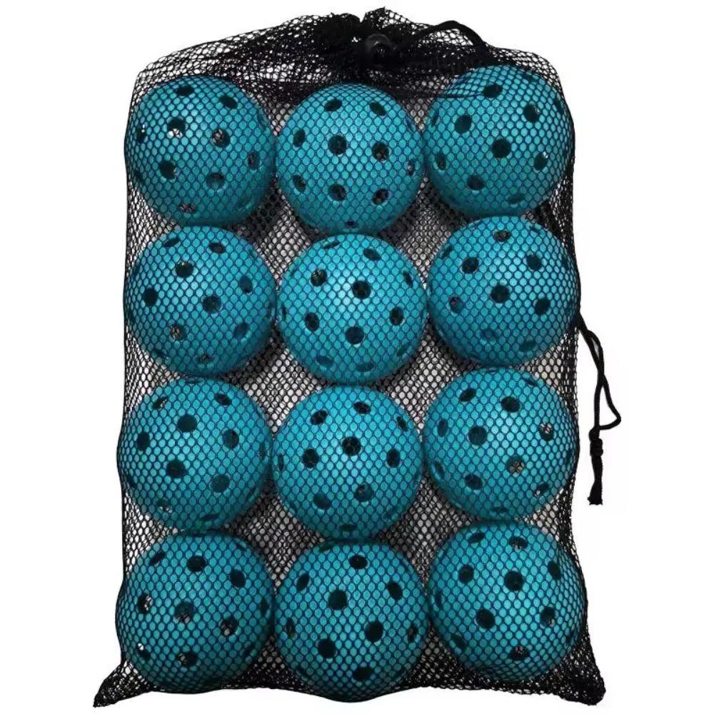 Bright Colors 74MM Pickleball High Visibility Pickleball Training Ball Outdoor Courts