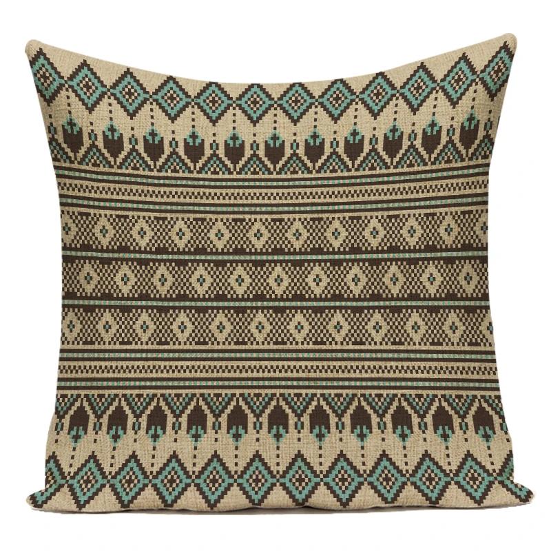 Polyester Boho Style Simple Geometric Decorative Pillows Cushion Cover For Living Room Decoration Pillowcase