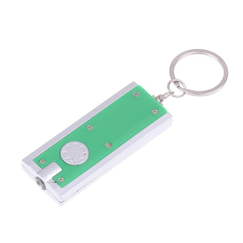 Square Keychain Flashlight Creative Puzzle Game LED Keychain Light Mini Flashlight Pocket Keychain for Keys Backpack Gift
