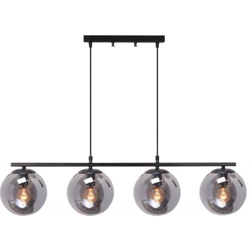 

Современный дизайн в Риме, крытая импортная люстра из дымчатого стекла, четырехъядерная люстра