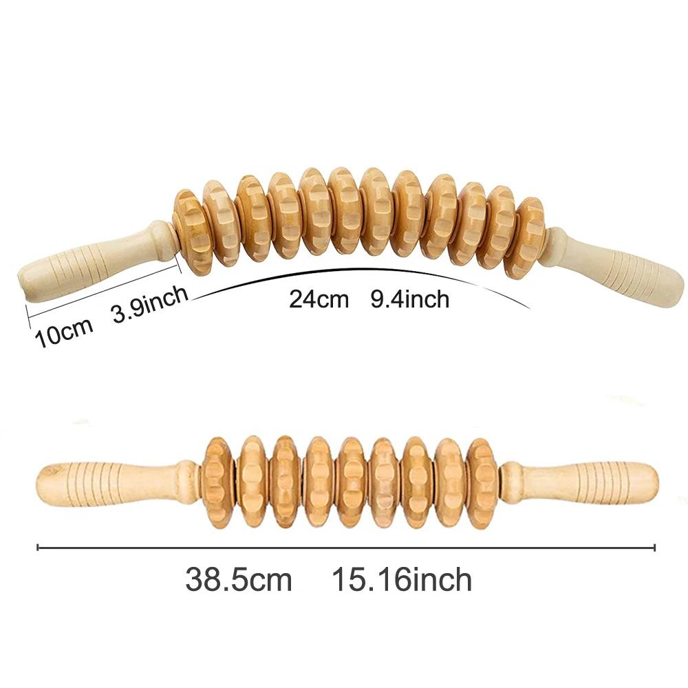 Wood Skin Scraping Therapy Complete Kit Maderotherapy Kit For Reductive Massage Professional Wood Massage Tool For Body Contour