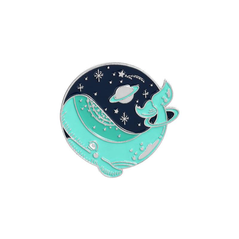 Cute Whale Enamel Pins for Birthday Party Favor Gifts