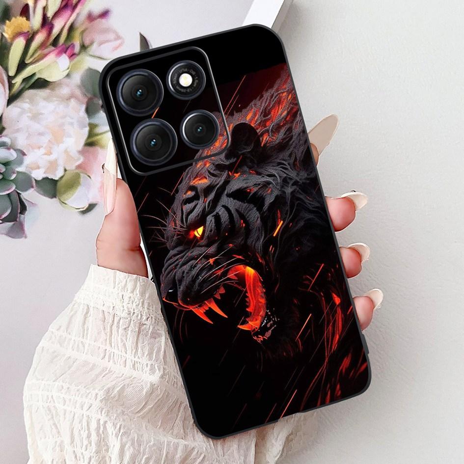 For Motorola Moto G86 Power 5G Case New Fashion Flower Bamboo Cat Cartoon Soft Silicone Back Cover For Moto G86 Power 2025 Coque
