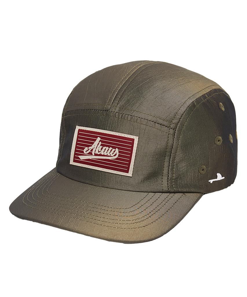 Akau Oversized Metallic Camp Cap (Copper Brown)