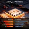 Laptop Ninkear A16 PRO 16.0'' 32G+2T SSD AMD Ryzen™7 8745HS 2560x1600 120Hz Refresh Rate