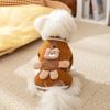 Pet Dog Clothes Cute Print Dog Hoodies for Small Dogs Winter Dog Coat Puppy Costume Chihuahua Bichon Pug Apparel Dog Warm Jacket