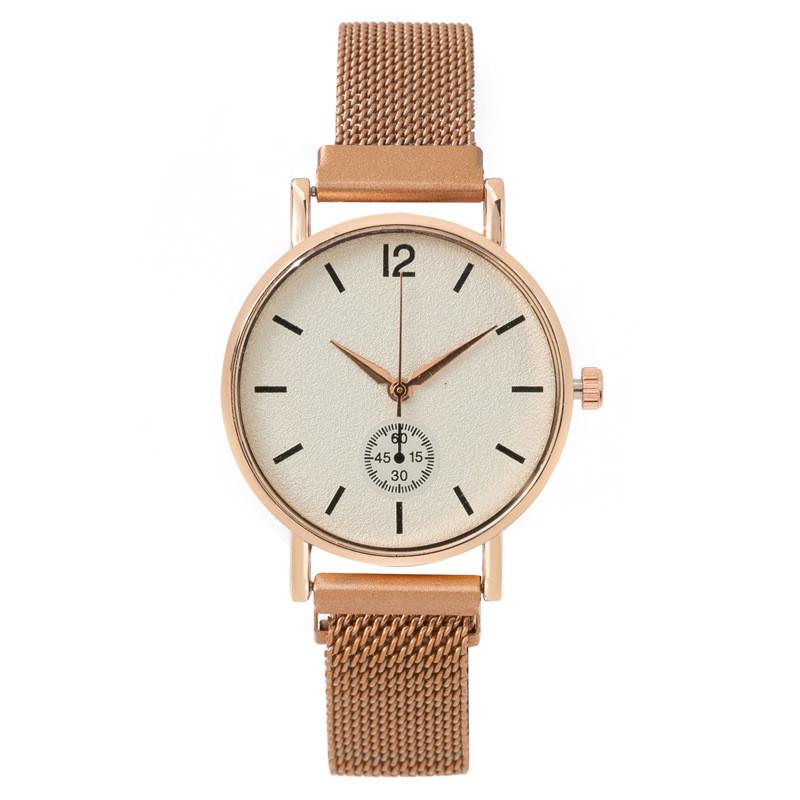 Student Ladies Quartz Watch With Magnetic Strap Decorative For School And Casual Wear