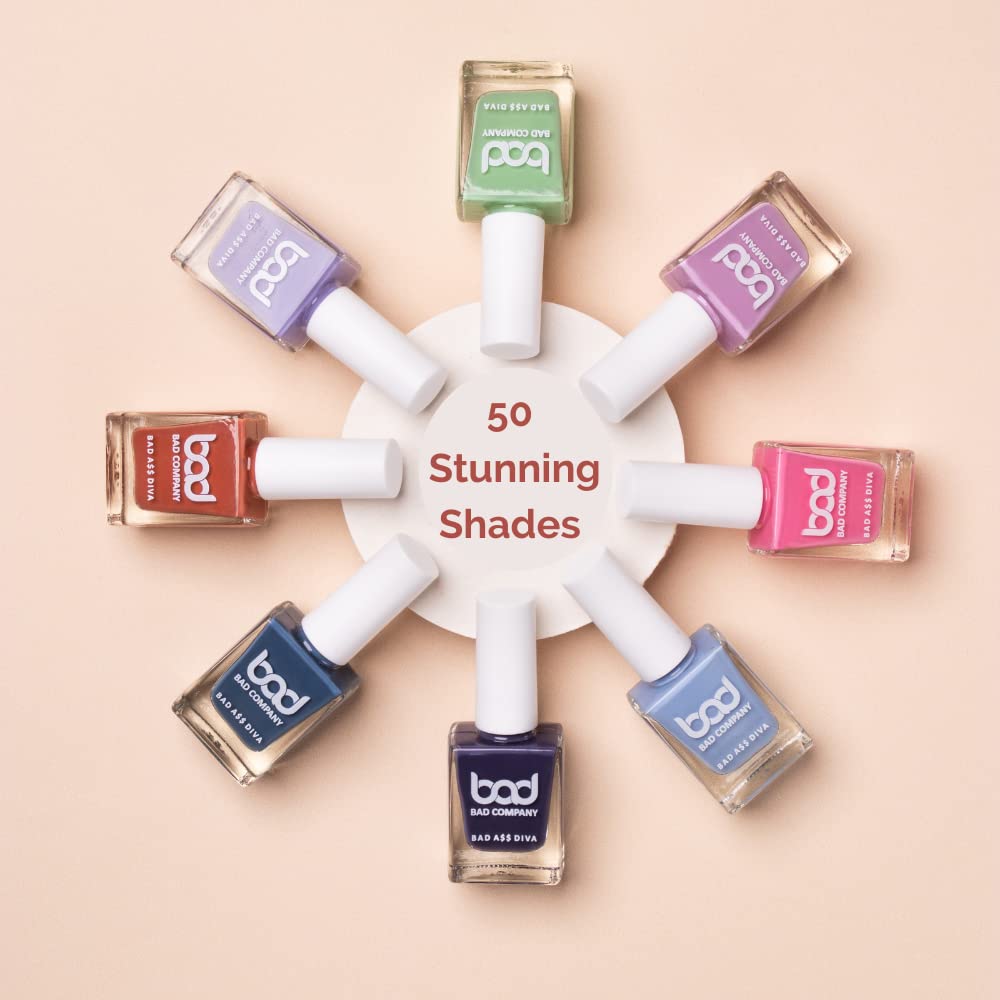 No Toxin Nail Polish Combo (10Ml Each X 3) | Long Wear, Quick Dry, Chip Resistant Nail Paint | Vegan, Cruelty-Free | Gel Nail Polish Creme Finish