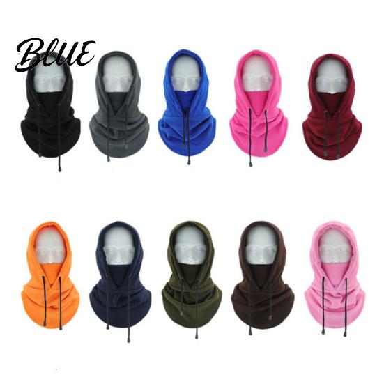 Cozy Winter Head Windproof Cycling Thick Warm Balaclava Hat Covering Women Polar Fleece Face Wind-resistant