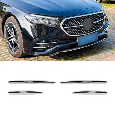 Front Bumper Spoiler Splitter Air Intake Grille Trim Cover For Mercedes-Benz E-Class W214 S214 AMG Line 2024-2025 Car Styling