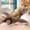 Cat Interactive Electric Toy with Mobile Bird, USB Charging,Realistic Flying Motion, Safe Plush Body and Feather Tail, Suitable for Indoor/outdoor Use