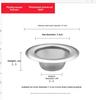 Stainless Steel Deodorizing Sink Drain Filter for Kitchen and Bathroom