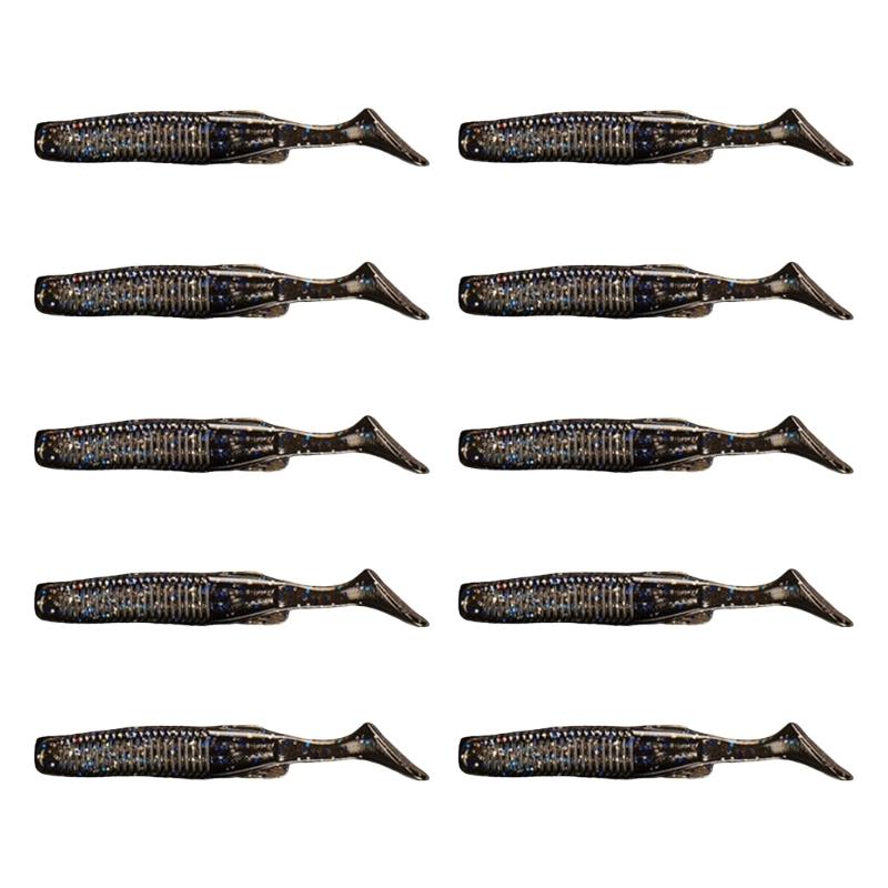 10Pcs Paddle Tail Swimbaits Competitive T Tail Soft Baits Soft Fishing Lures Artificial Wobbler Baits Enduring