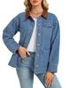 Giacca di jeans larga da donna stile 2025 - Manica lunga alla moda