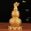 Brass Nine-Turtle Copper Gourd Bagua Desktop Decoration Ornament