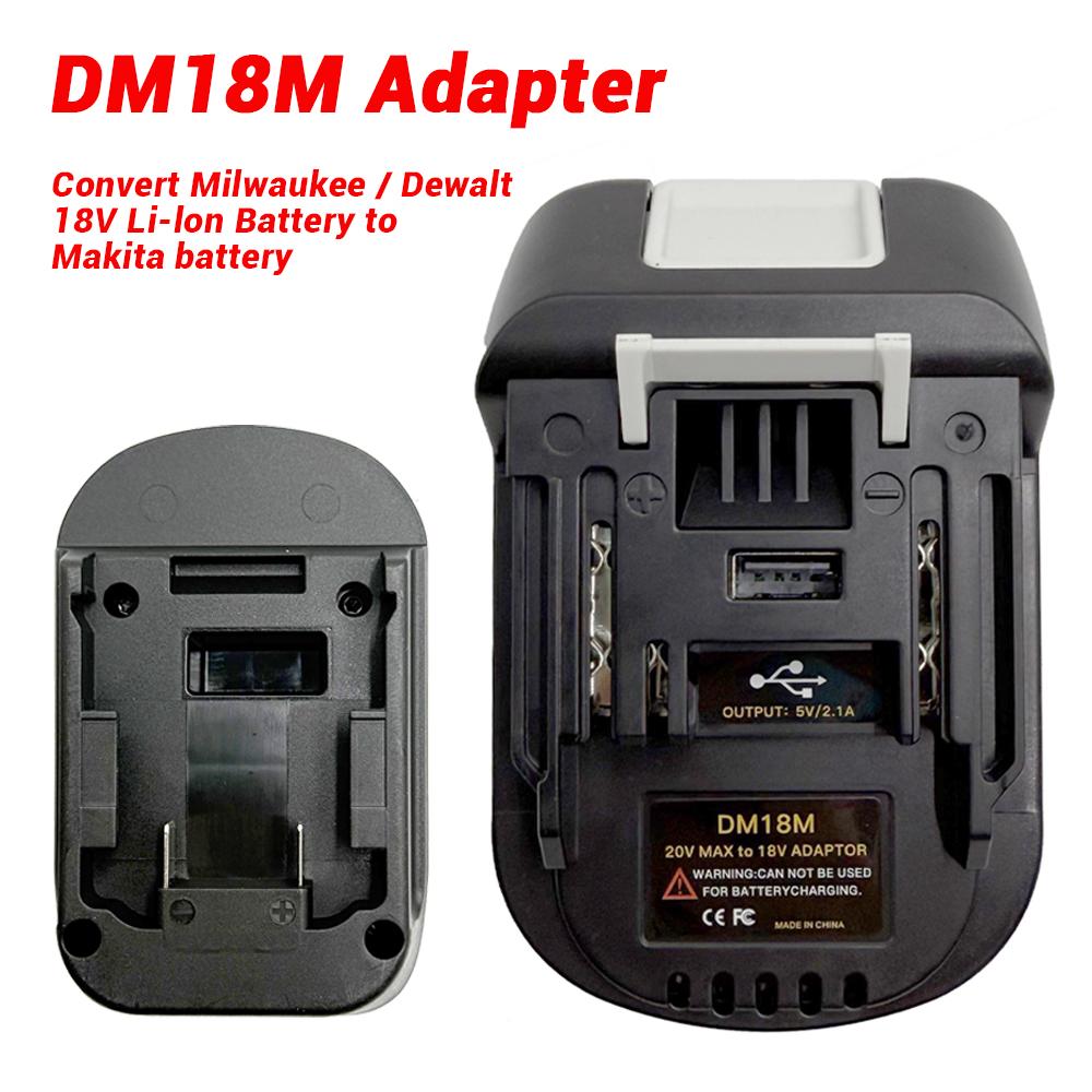 DM18M BS18MT EIN18MT Battery Adapter for Dewalt&Milwaukee/Bosch/Einhell Battery Converter To for Makita 18V Power Tools