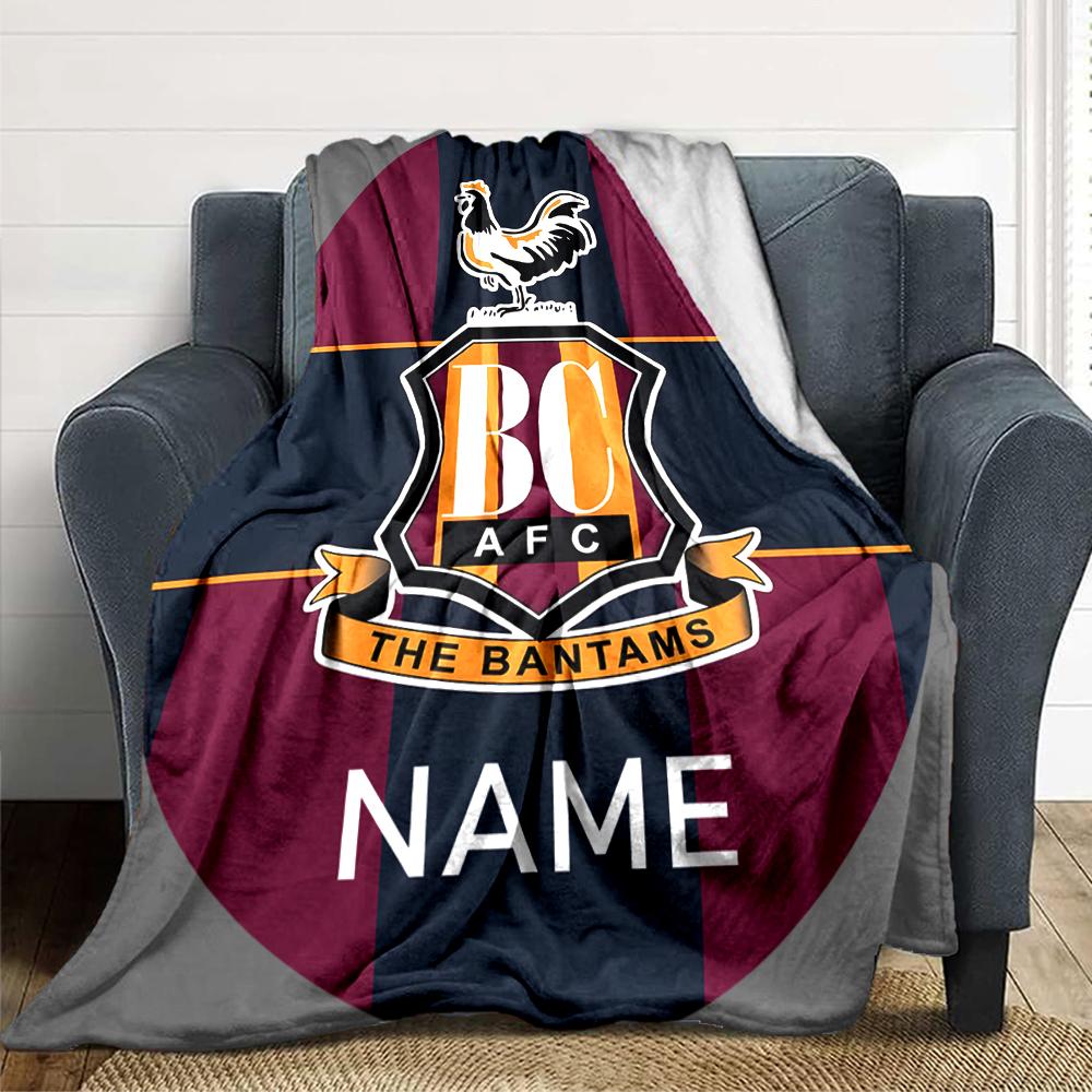 Custom Name Chelsea FC Crest Blanket for Couch & Bed, Plush Cozy Fuzzy Blanket Super Soft & Warm Blankets for Fall and Winter. 0908247