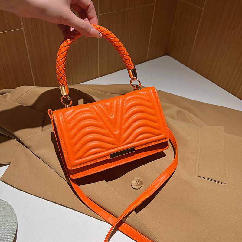 2023 Summer New Retro Pu Street Fashion Single Shoulder Crossbody Bag Women's Bag