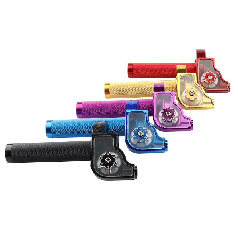 7/8''22mm CNC Aluminum Motorcycle Handlebar Throttle Twist Grip Twister For Off-Road ATV 50cc 125cc 150cc 250cc Moped Scooter