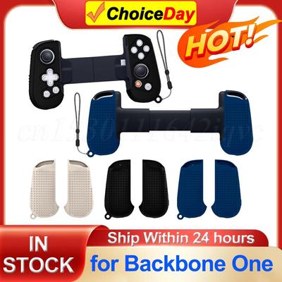 Silicone Grip Case Cover for Backbone One Mobile Gaming Controller with Lanyard Protective Cover Case Shockproof Hand Grip Cover