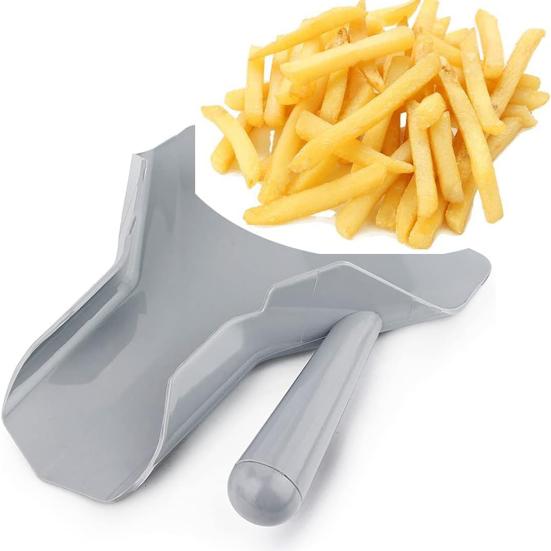 Potato Chips Shovel Dual-Handed Food Shovel Popcorn Scoop French Fry Spatula Restaurant Kitchen Utensil