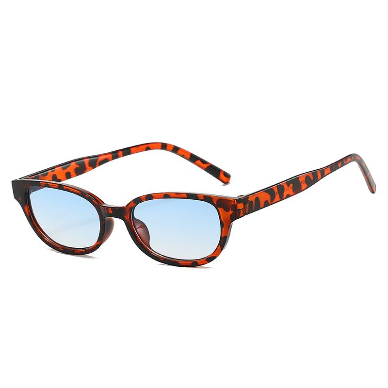 Fashion Small Cat Eye Women Sunglasses Retro Yellow Blue Shades UV400 Men Trending Sun Glasses