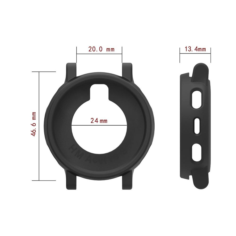 Silicone Protector Bumper Cover For Amazfit Active3 Smart Watch Silicon Case Protective Skin Soft Shell Bumper Guard