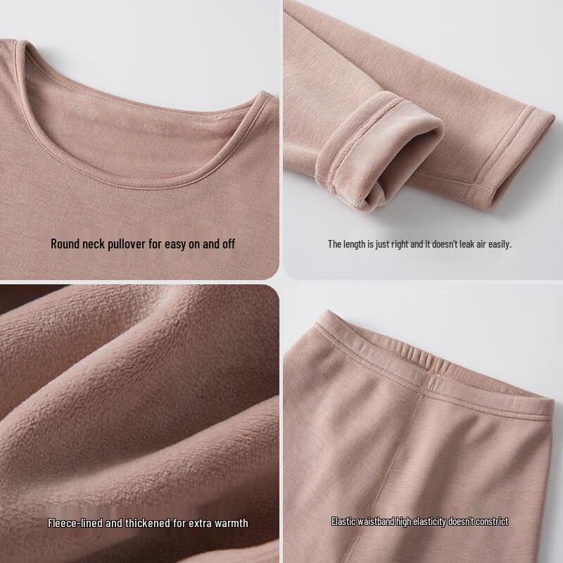 MIIOW Silk Blend Thermal Underwear Set