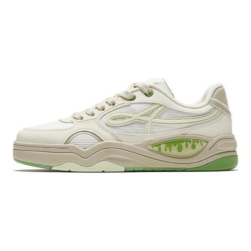 Anta Flame women skate shoes ivory white beige light wood trendy casual 122628094-7 37.5