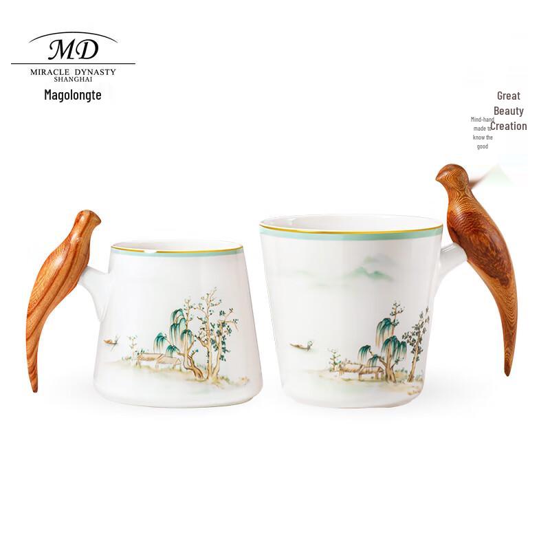 

Margarete CIIE Magnolia Gold Enamel Couple Cups