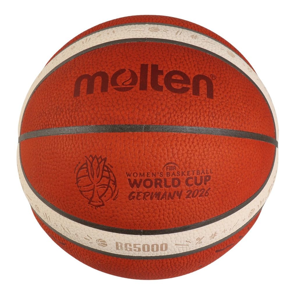 Molten BG5000 FIBA Basketball World Cup 2026 Official Match Size 6 Women's Ball, (B6G5000-W6G)