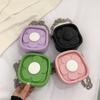 Small fresh literary women's bag 2025 new Mori sweet girl shoulder bag three-dimensional flower mini square bag tide