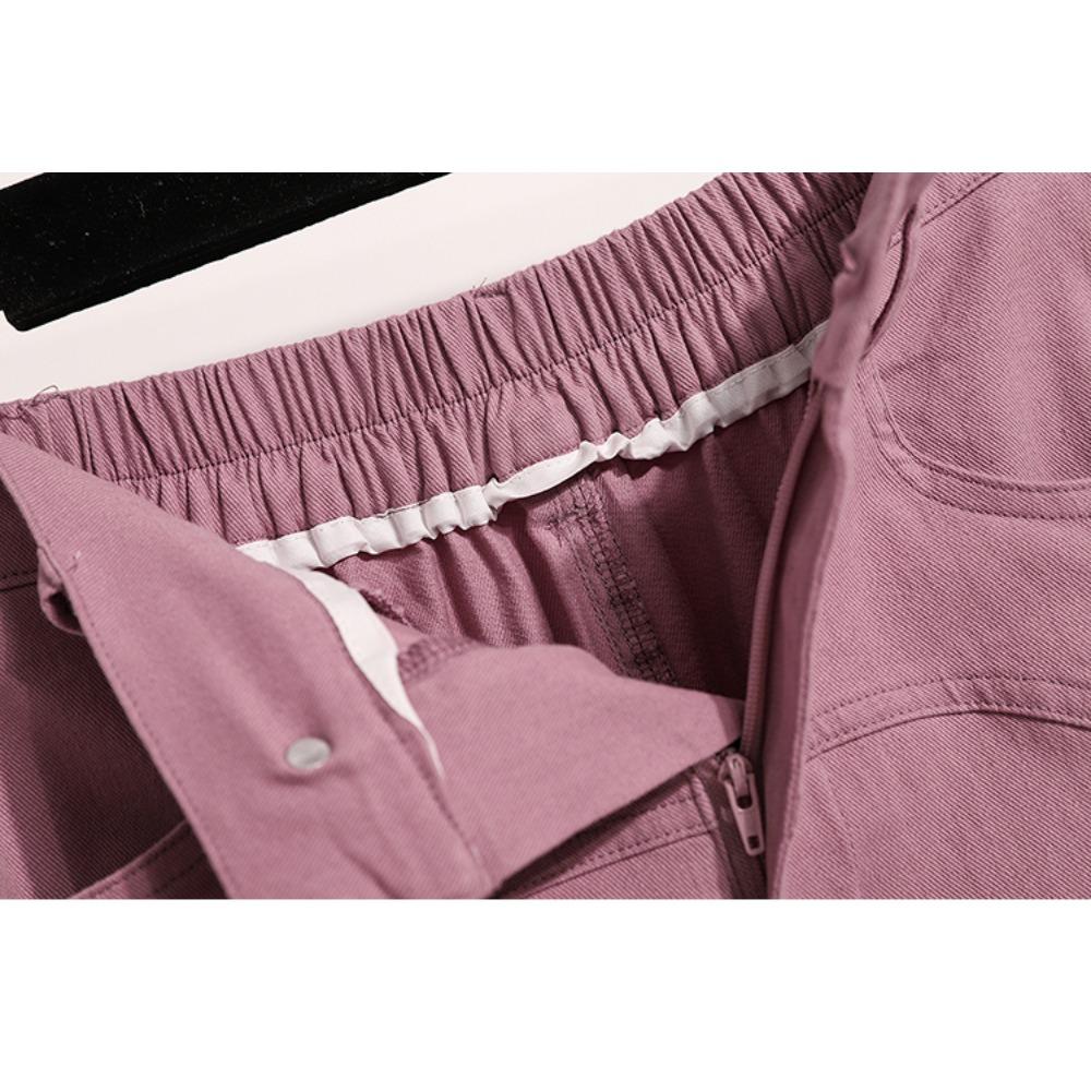 Dimanaf Fuste de damă de bumbac elastic, talie înaltă, stil A-line, vrac, Vintage, Plus Size, 2025