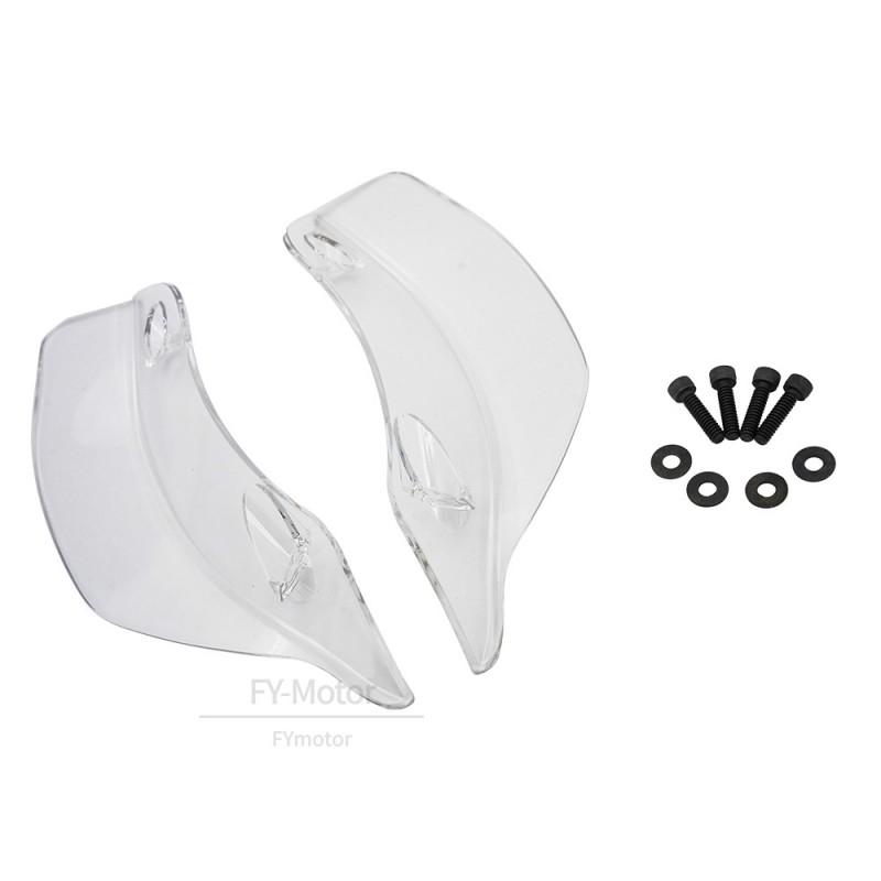 Harley-Davidson Road Glide Custom 2015-2022 Side Fairing Winglet Wind Deflector Black Smoke White