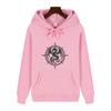 Vintage Evil Dragon Compass Totem Print Hoodie Dark Style Casual Loose Hooded Jacket for Men and Women, Spring and Autumn Version
