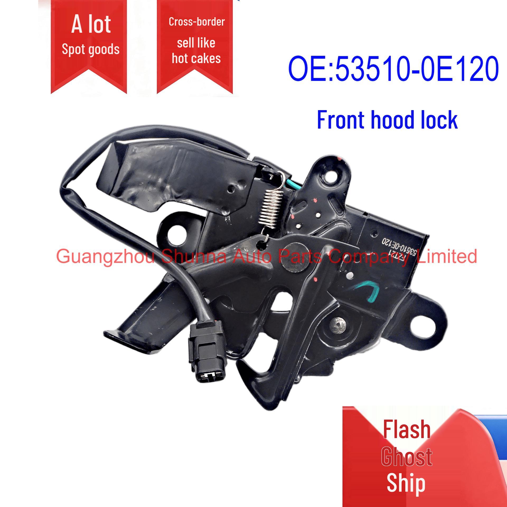 Hood Lock Mechanism 53510-0E120 for 2015 Toyota Highlander GSU55, ASU5# Hood Lock Mechanism