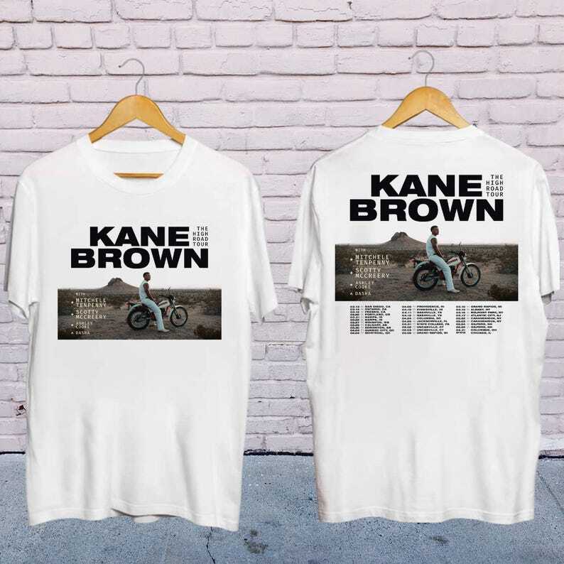 

Kane Brown The High Road 2025 Tour Shirt, Kane Brown Country Music Shirt Unisex T-Shirt XXXXL