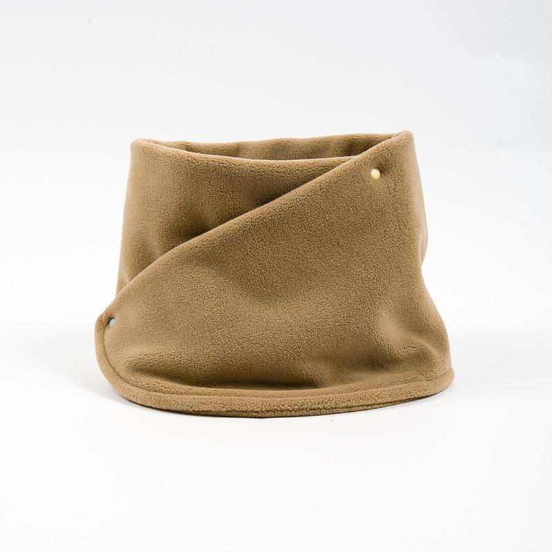 Winter Scarf for Kids: Warm Fleece Snap Neck Warmer & Protector