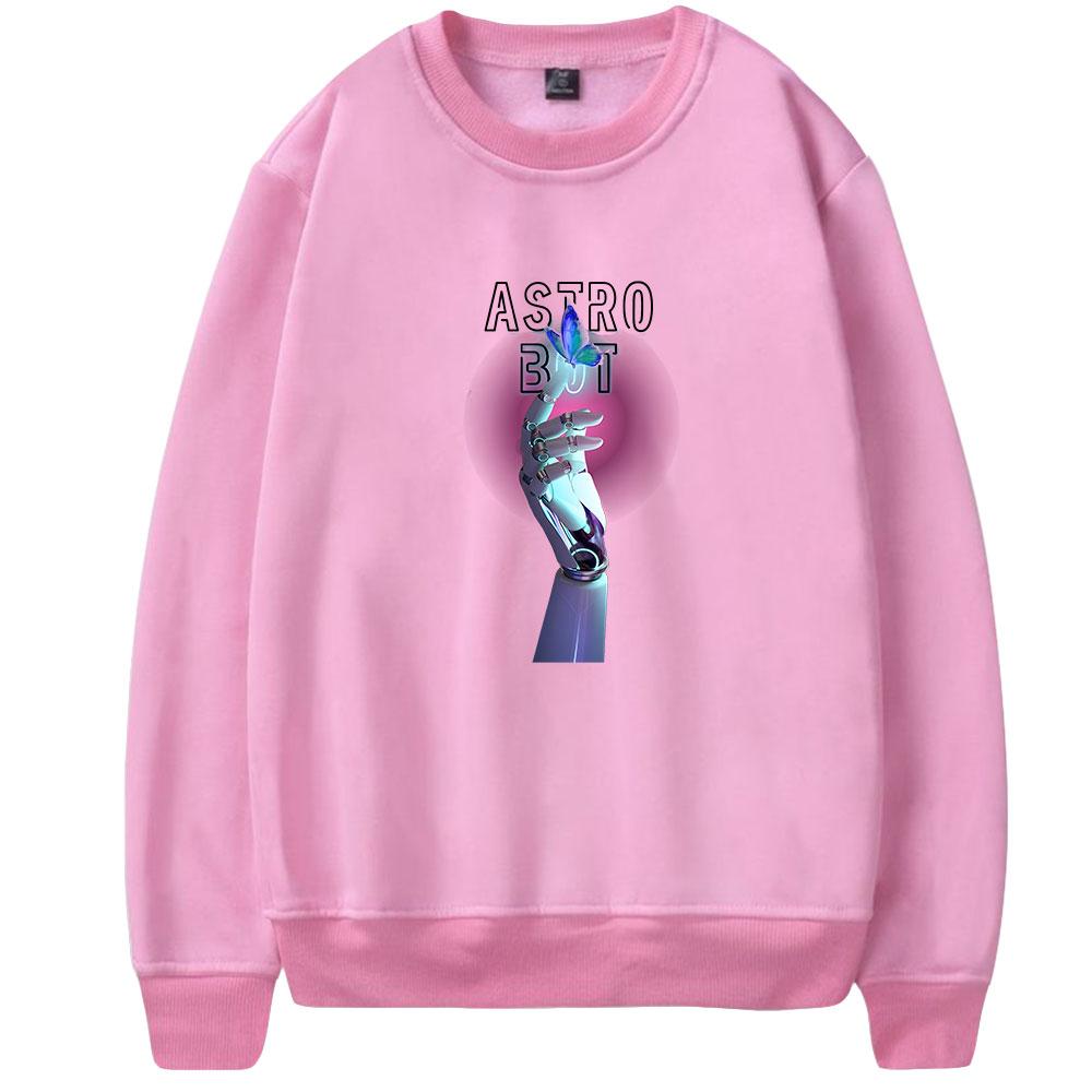 Men's Astro Bot Print Hoodies Round Neck Hooded Sweatshirts Man Travel Pullover Male Top Streetwear Outdoor Tracksuit