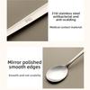 Stainless Steel Spoon Fork Set Portable with Case Kitchien Cutlery Smooth Spoons and Forks Chopsticks For School Work Lunch