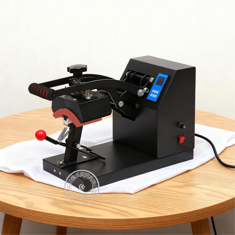 Compact Heat Press Machine for Custom Hat Printing - DIY Personalized Heat Transfer Equipment