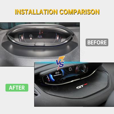 For Peugeot 3008 4008 5008 GT 2016-2020 2025 2025 2025 Hybrid Car Dashboard Sticky Anti-Slip Rubber Pad Interior Accessories