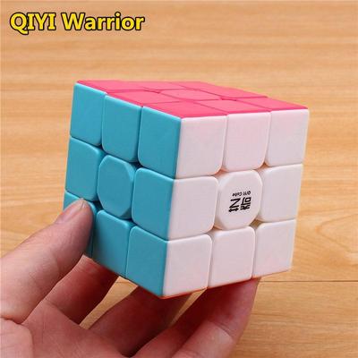 Qiyi Warrior S Magische Kubus Kleurrijke Stickerloze Snelheid 3x3 Kubus Antistress 3x3x3 Leren & Educatief Puzzel Cubes Speelgoed