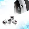 W1224Pcs Car Wolfsburg Badge Wheel Tires Valve Caps Tyre Valve Stem Covers For VW Volkswagen Touareg Tiguan Golf MK4 MK5 MK6 MK7